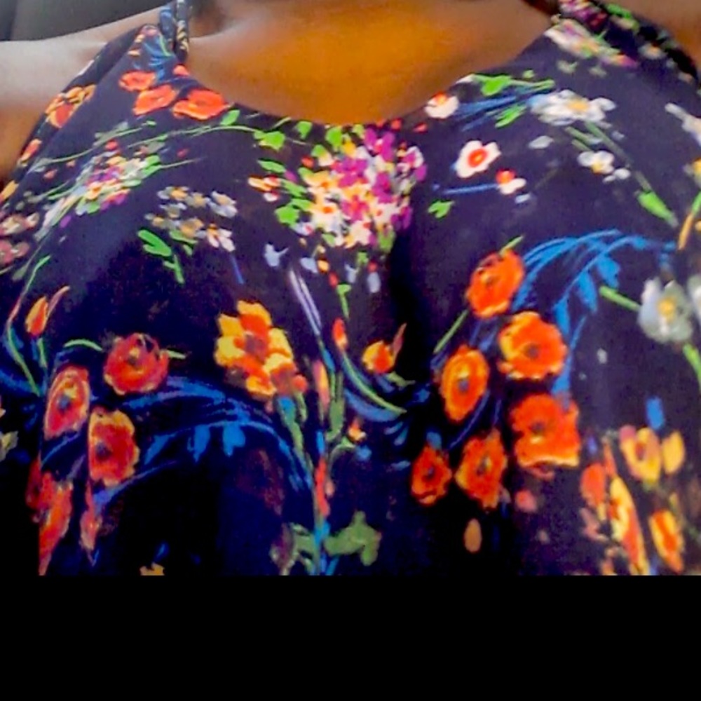 Flower crop top